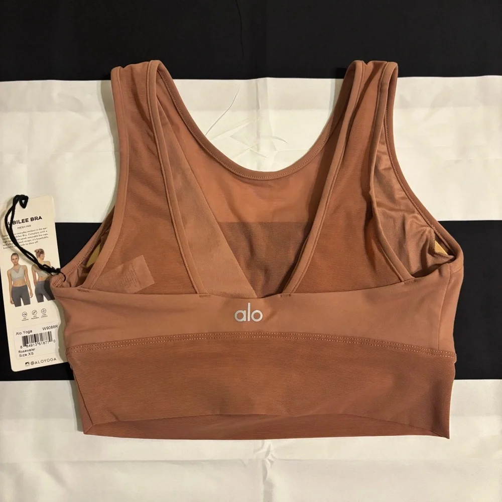 BNWT ALO Yoga Jubilee Bra Mesh Mix XS